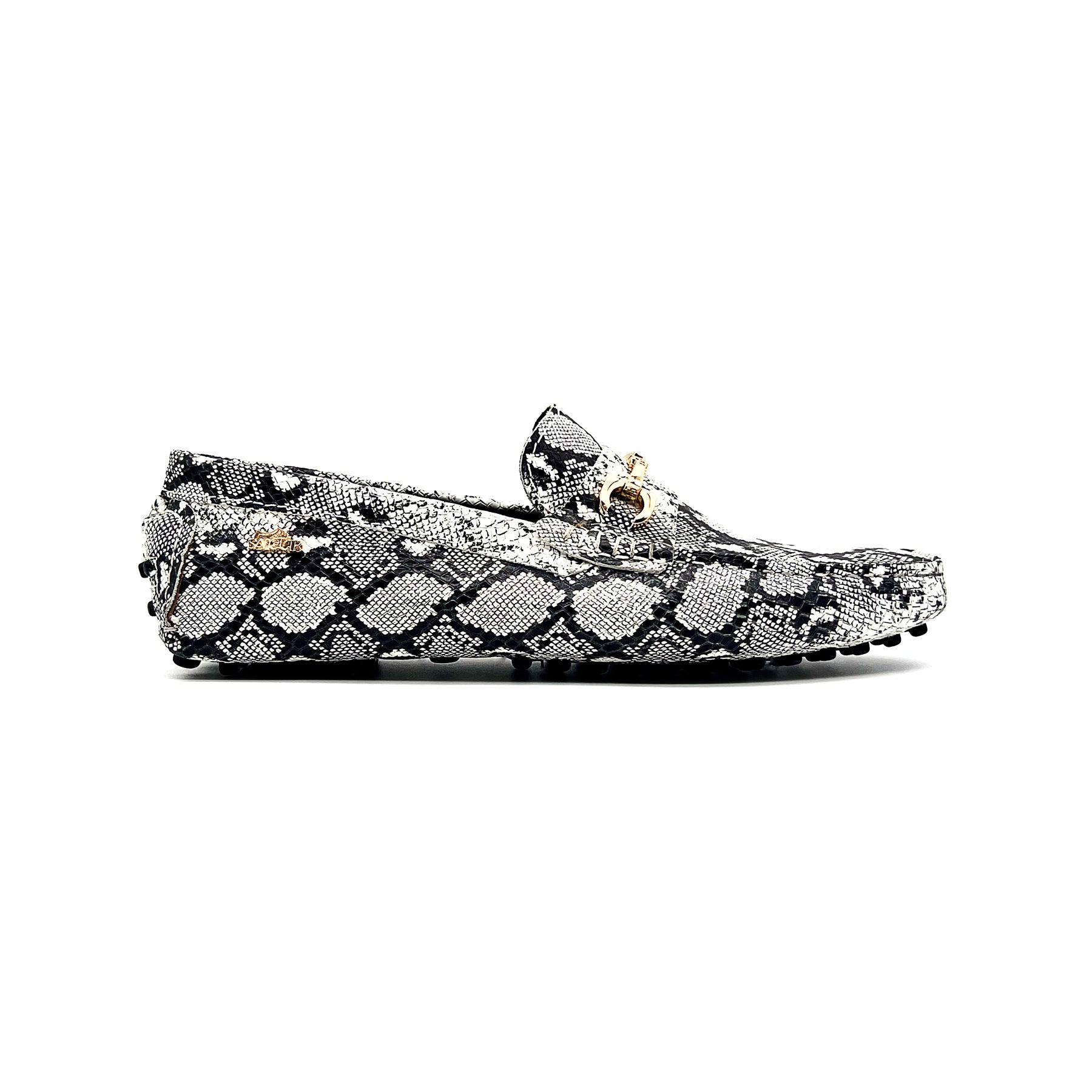 Italian Snake Print Leather Shoes