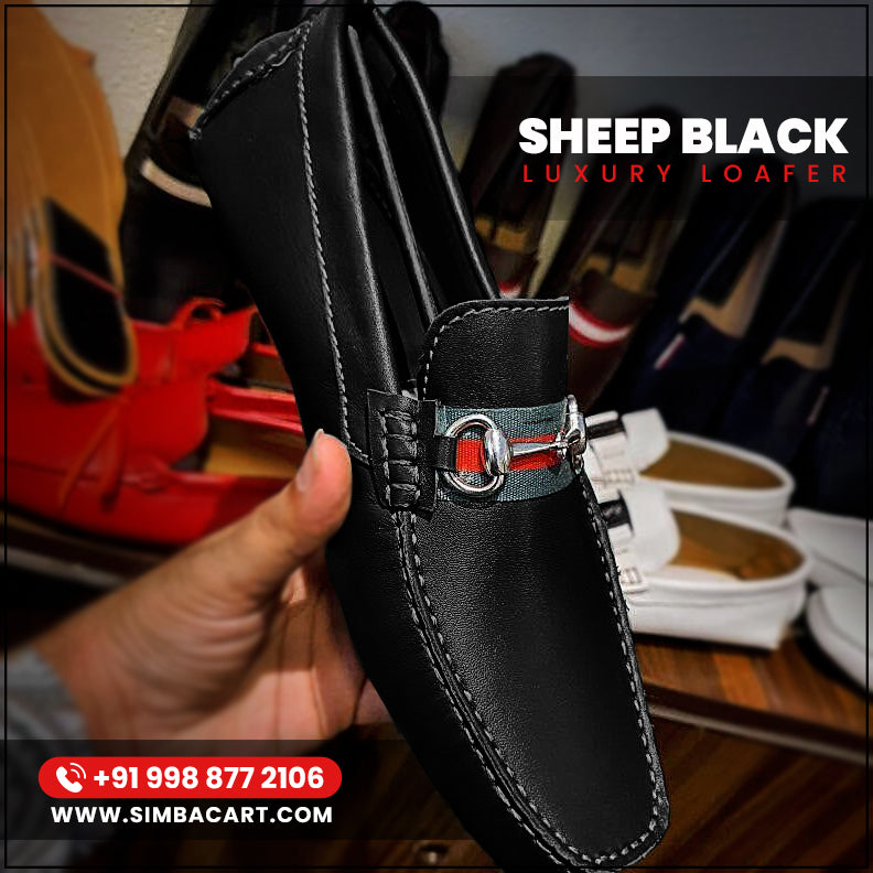 Sheep Black Luxury Loafer