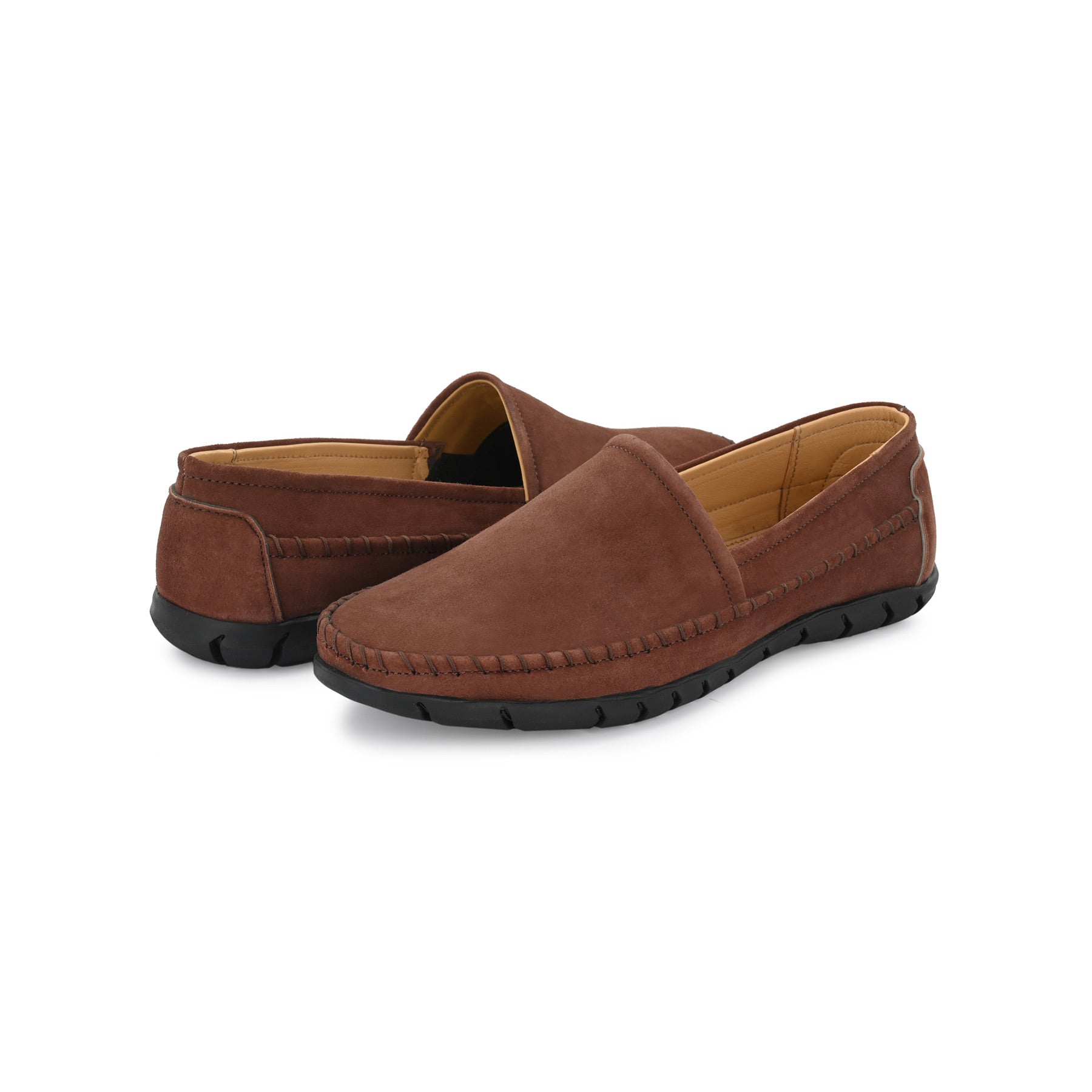Classic Brown Suede Loafer