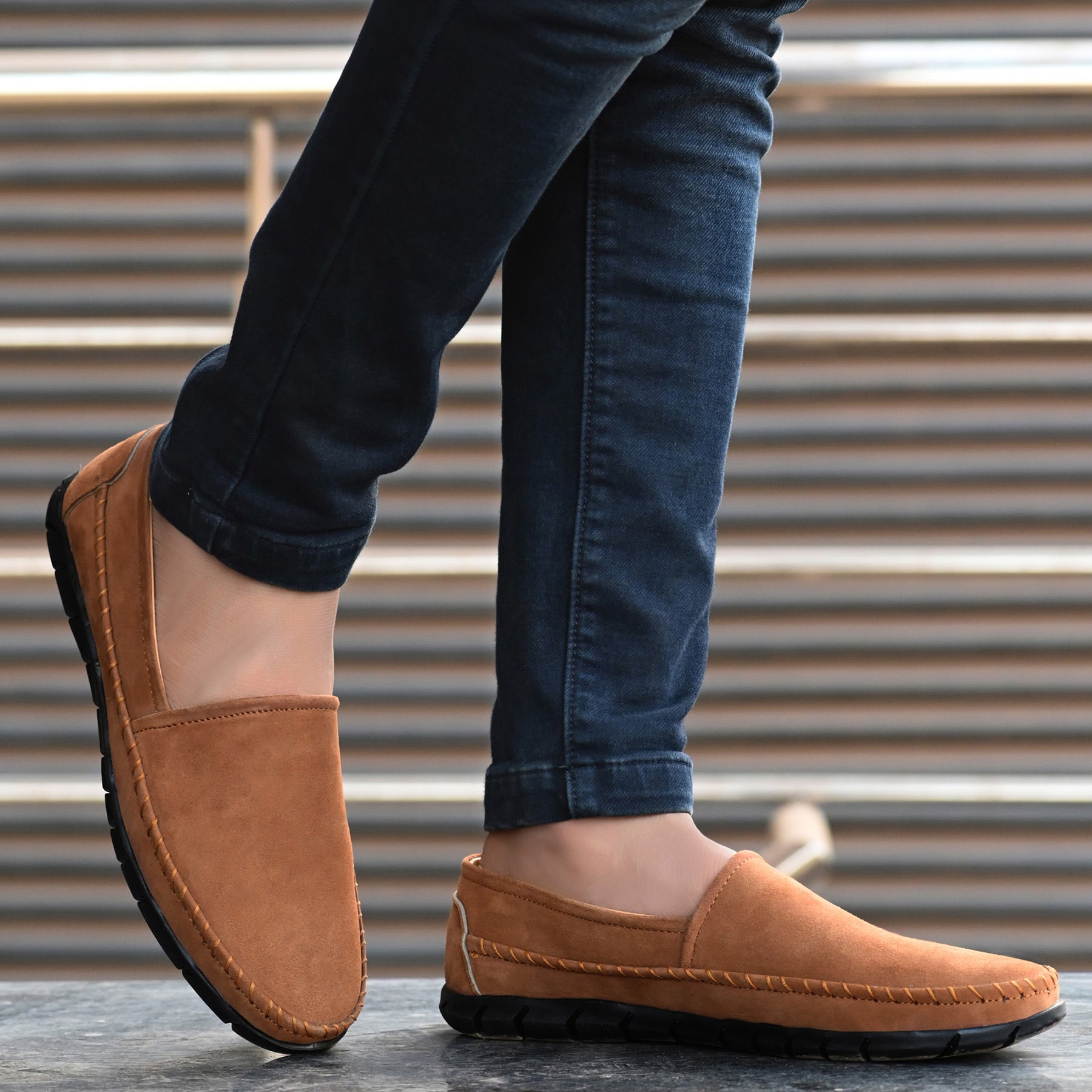 Classic Tan Suede Loafer